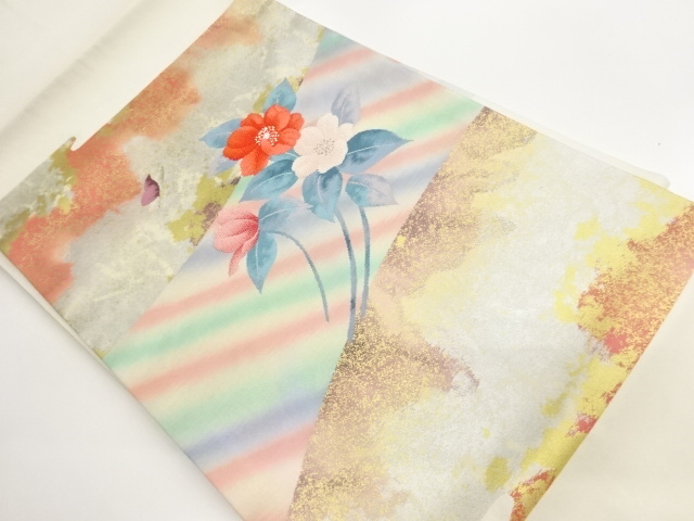 JAPANESE KIMONO / BUTTERFLIES / ABSTRACT PATTERNS FLOWERS / LEAVES / D